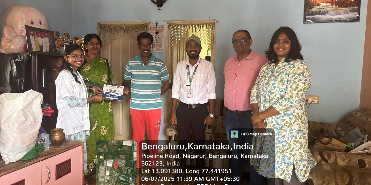 Sapling Plantation Drive’ – World Environment Day Observance and ‘Distribution of Booklets’ on the Observance of World No Tobacco Day as a part of Family Adoption Programme.