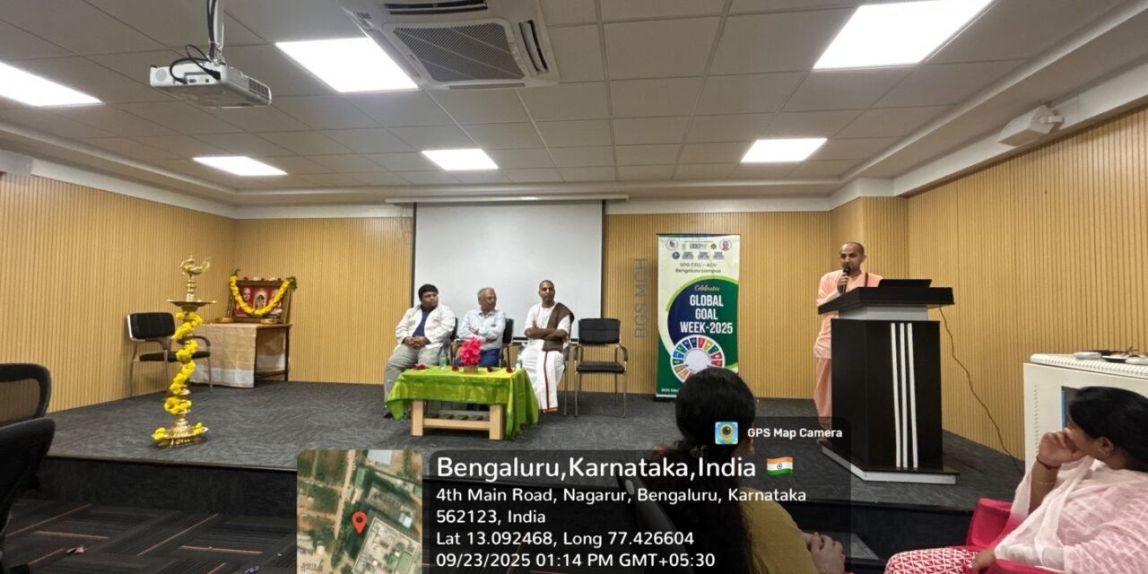 SDG Global Week Celebration  at BGS Medical College and Hospital, Nagarur