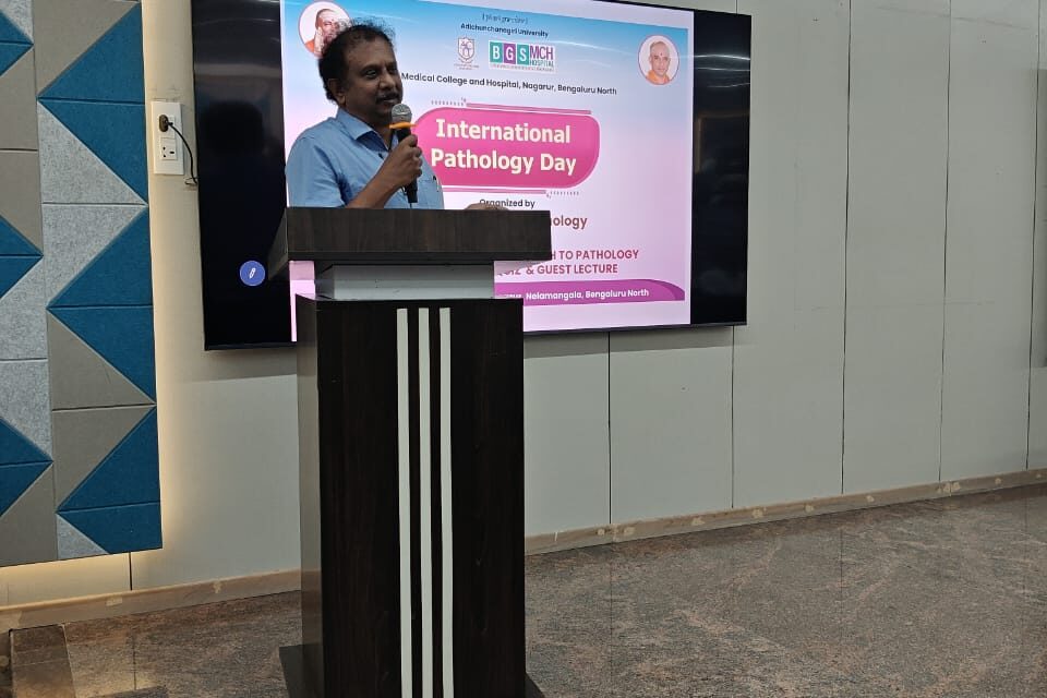 “Think Pink & Stain Smart” – International Pathology Day 2025 at BGS Medical College and Hospital, Nagarur