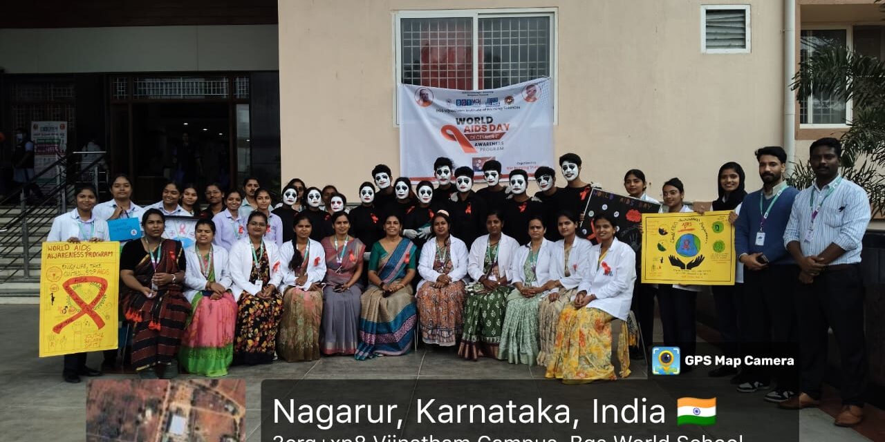 National AIDS Day Awareness Program at BGS VINS