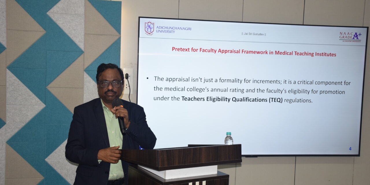 Samvardhana- Nurturing Growth – Departmental Annual Review with Honorable Chancellor