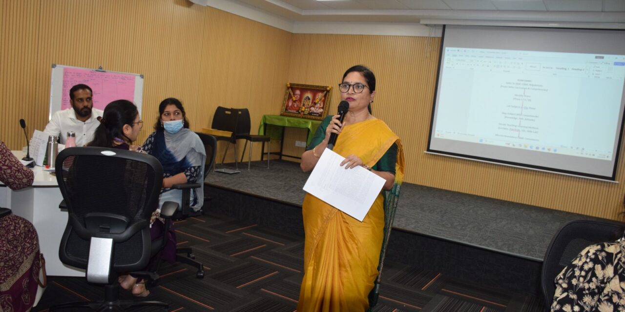 Basic Course in Medical Education Workshop (BCME) conducted at BGS Medical College & Hospital, Nagarur, Bengaluru