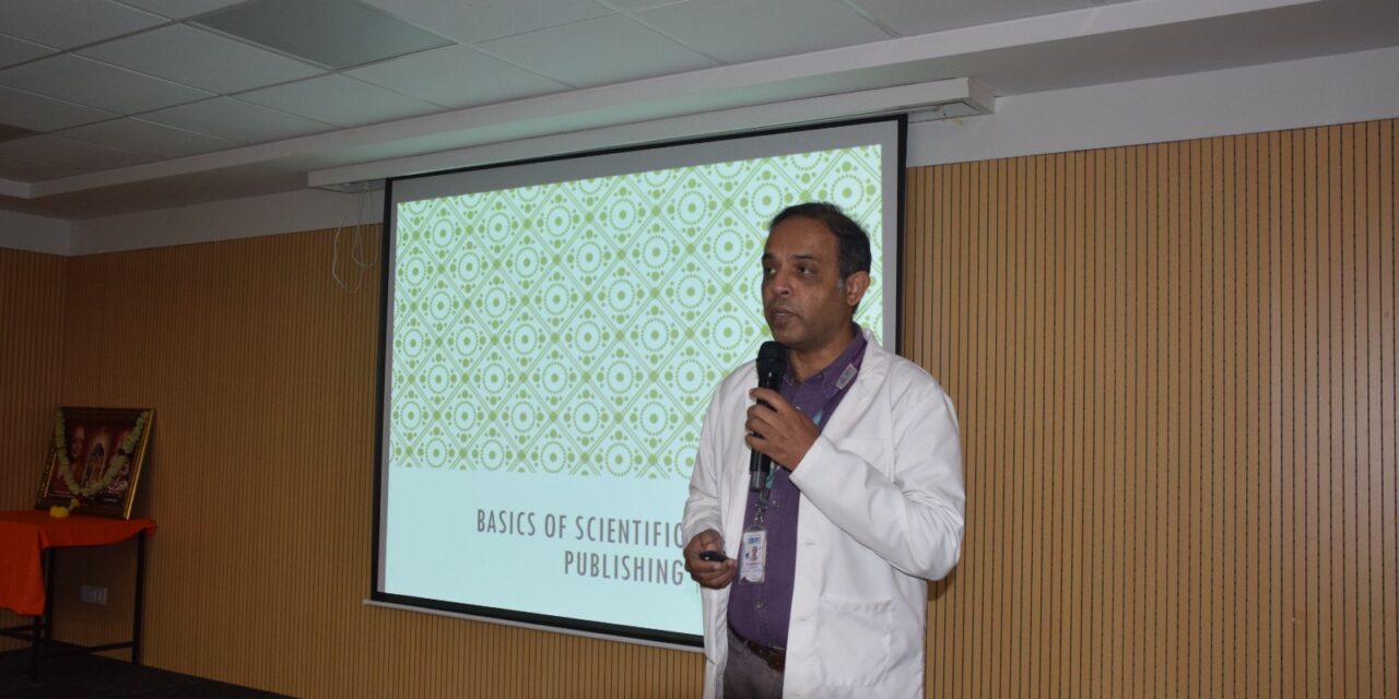 Faculty Development Programme on “Basics of Scientific Publishing” at BGS Medical College & Hospital, Nagarur, Bengaluru