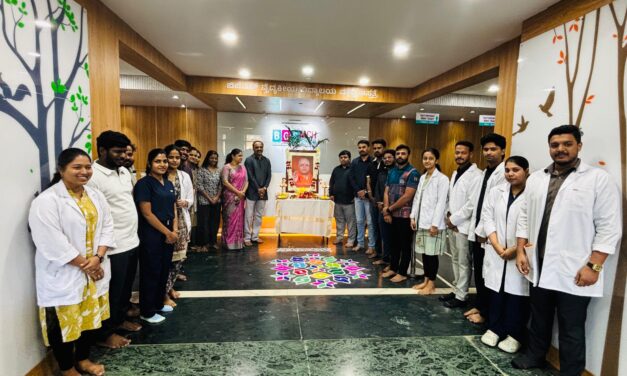 Celebrated 81st Birth Anniversary of Jagadguru Sri Sri Sri Dr. Balagangadharanatha Mahaswamiji at BGS Medical College & Hospital, Nagarur, Bengaluru