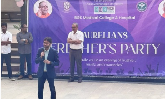 Aurelians Freshers Day 2026 at BGS Medical College and Hospital, Nagarur