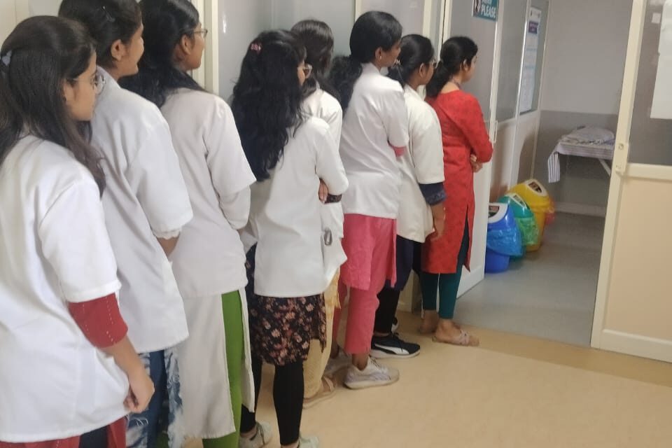 HPV Vaccine drive 2 Nd Dose (Medical students) at BGS Medical College and Hospital, Nagarur