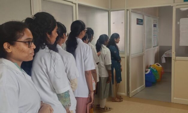 HPV Vaccine drive 2 Nd Dose (Medical students) at BGS Medical College and Hospital, Nagarur