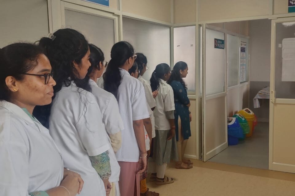 HPV Vaccine drive 2 Nd Dose (Medical students) at BGS Medical College and Hospital, Nagarur