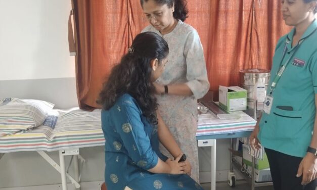 HPV Vaccine drive 2 Nd Dose (Medical students) at BGS Medical College and Hospital, Nagarur