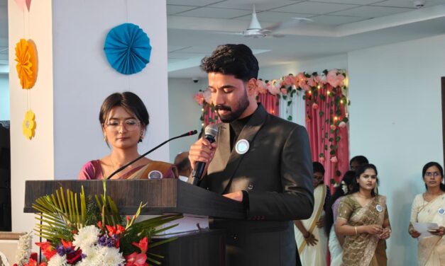 Lamp lighting and Oath Taking Ceremony BSc Nursing Ist Semester Batch 2025–26