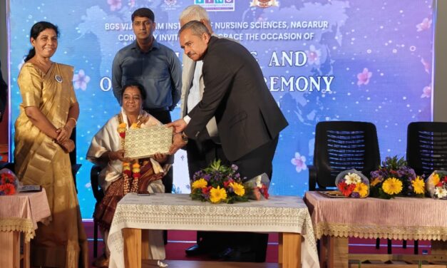 Lamp lighting and Oath Taking Ceremony BSc Nursing Ist Semester Batch 2025–26