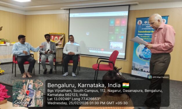 Translational Research: Phase I Clinical Trial Design “Academia – Industry Collaboration” at BGS Medical College and Hospital, Nagarur