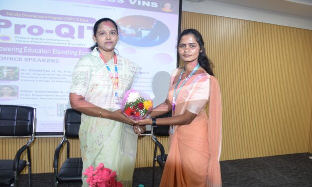 Faculty Development Programme on Project Quality Initiatives in Theory-Based Assessment (Pro-QIT) at BGS Vijnatham Institute of Nursing Sciences, Nagarur