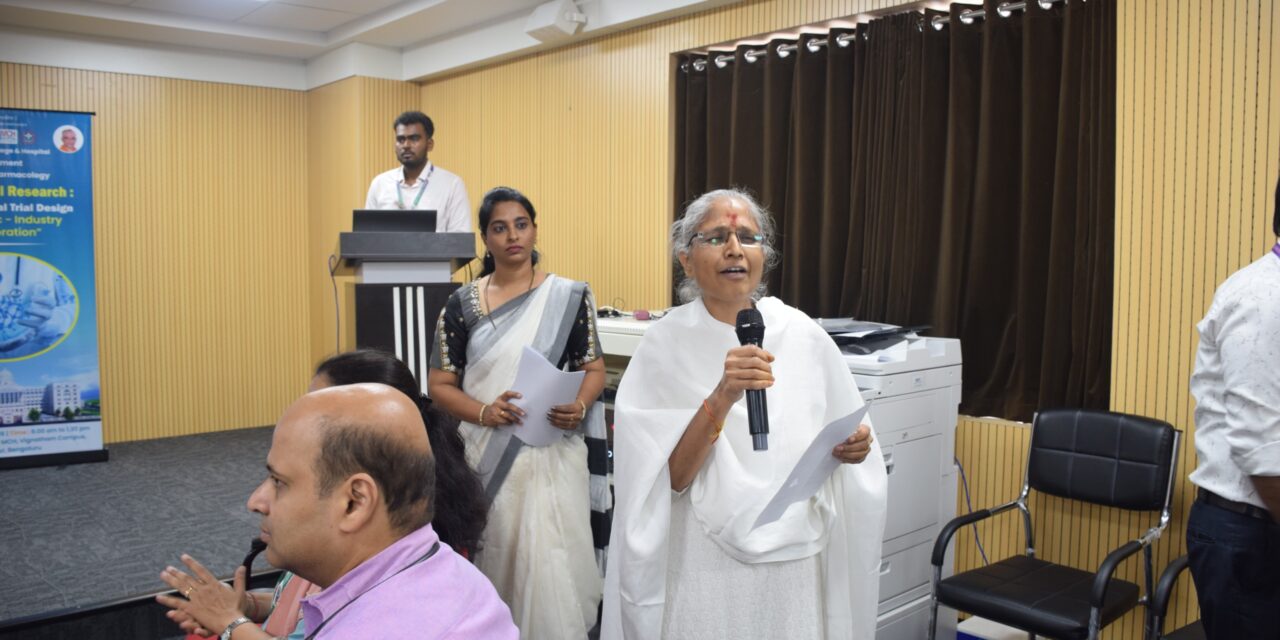 Translational Research: Phase I Clinical Trial Design “Academia – Industry Collaboration” at BGS Medical College and Hospital, Nagaruru