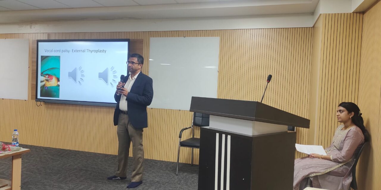 World Voice Day 2026 at BGS Medical College and Hospital, Nagaruru