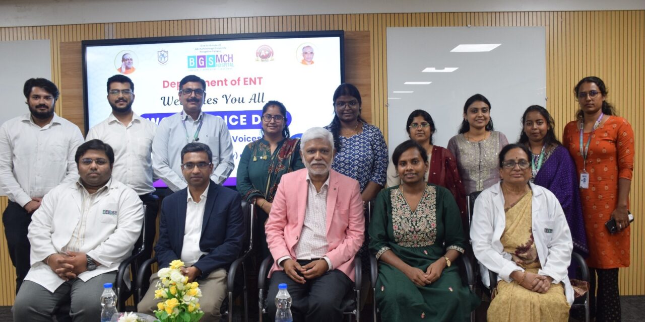 World Voice Day 2026 at BGS Medical College and Hospital, Nagaruru