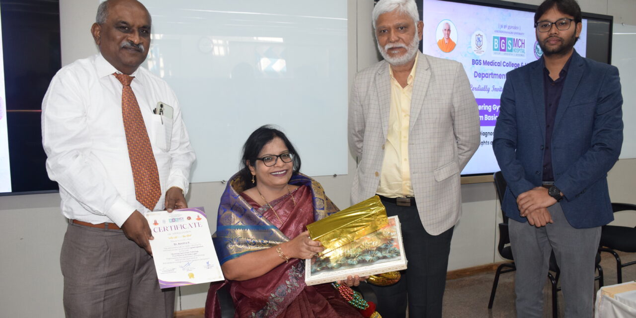 Mastering Gynecologic Pathology From Basics to Breakthroughs at BGS Medical College and Hospital, Nagarur