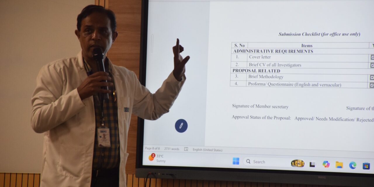 Faculty Development Program on Research at BGSMCH – An Overview at BGS Medical College and Hospital, Nagaruru