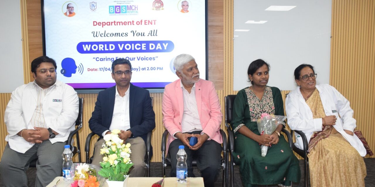 World Voice Day 2026 at BGS Medical College and Hospital, Nagaruru