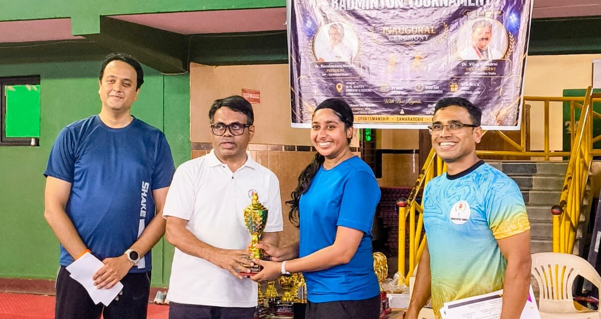 Indian Academy of Pediatrics Karnataka State Hosts Successful Inaugural State Badminton Tournament