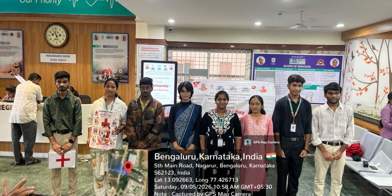 World Red Cross Day Celebration at BGS Medical College and Hospital, Nagaruru