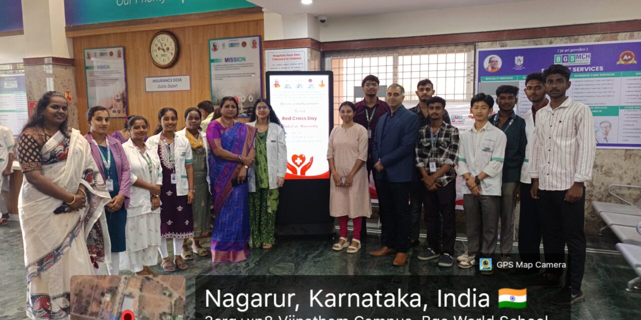 World Red Cross Day Celebration at BGS Medical College and Hospital, Nagaruru