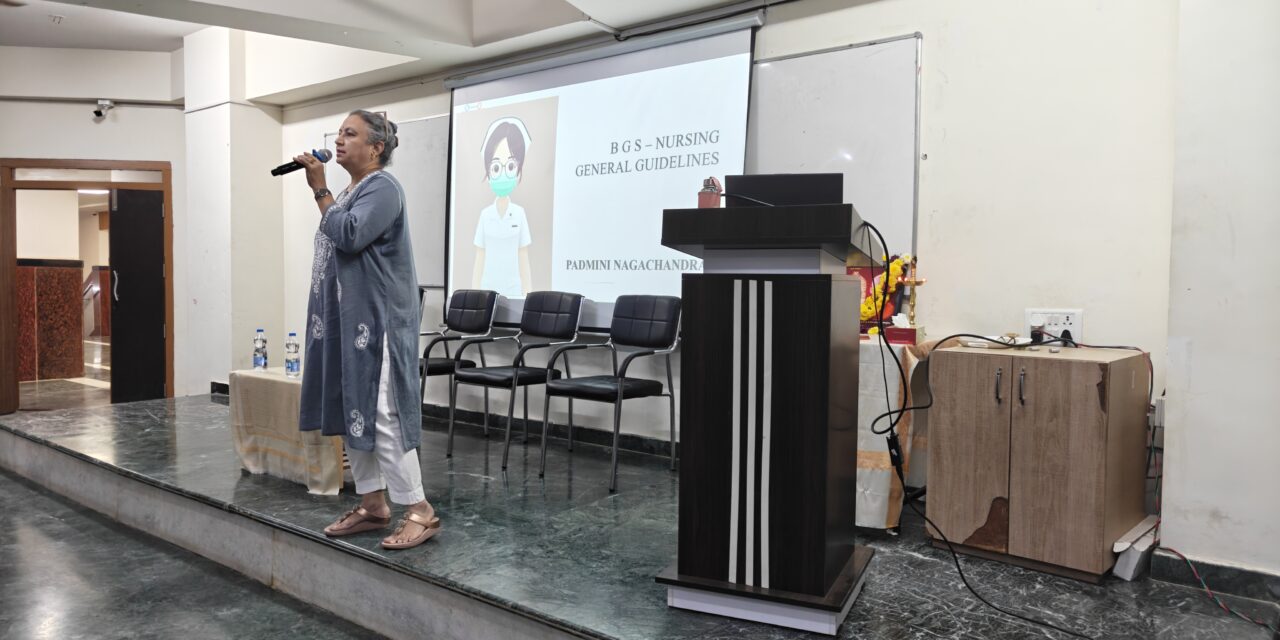 Training Programme on Communication and Etiquette for Nursing Staff at BGS Medical College and Hospital, Nagaruru