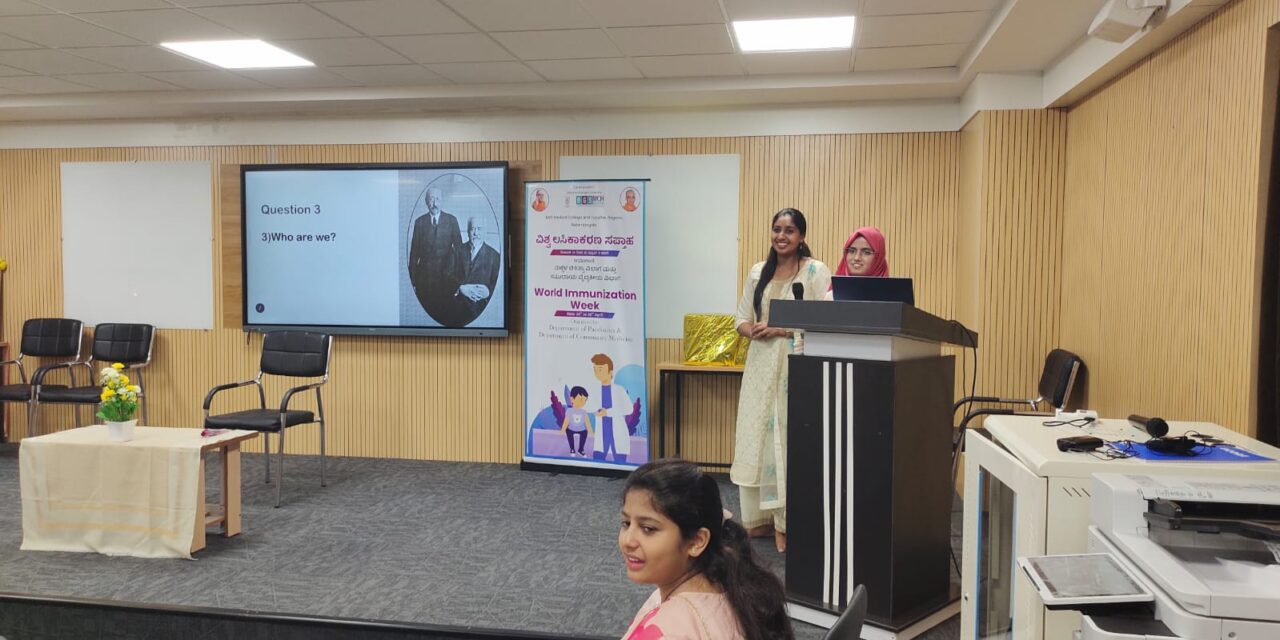 BGS Medical College and Hospital Commemorates World Immunization Week 2026 with Academic and Awareness Programme