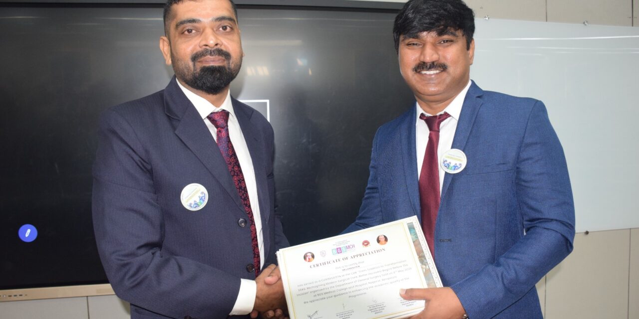CME from Tradition to transformation ERAS: Reimaging modern surgical care at BGS Medical College and Hospital, Nagaruru