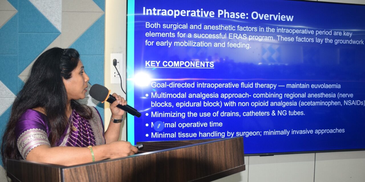 CME from Tradition to transformation ERAS: Reimaging modern surgical care at BGS Medical College and Hospital, Nagaruru