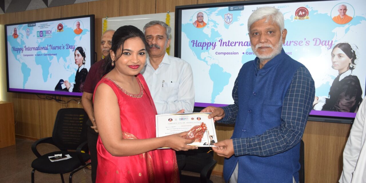 International Nurses Day Celebration 2026 at BGS Medical College and Hospital, Nagaruru