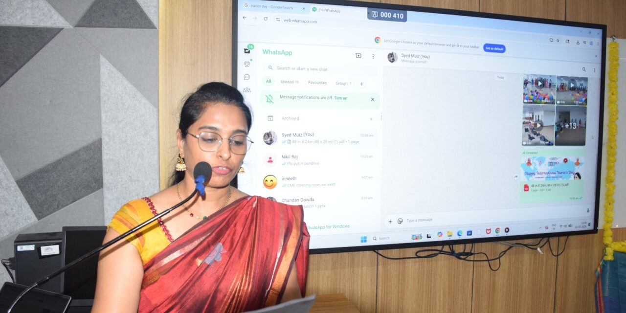 International Nurses Day Celebration 2026 at BGS Medical College and Hospital, Nagaruru