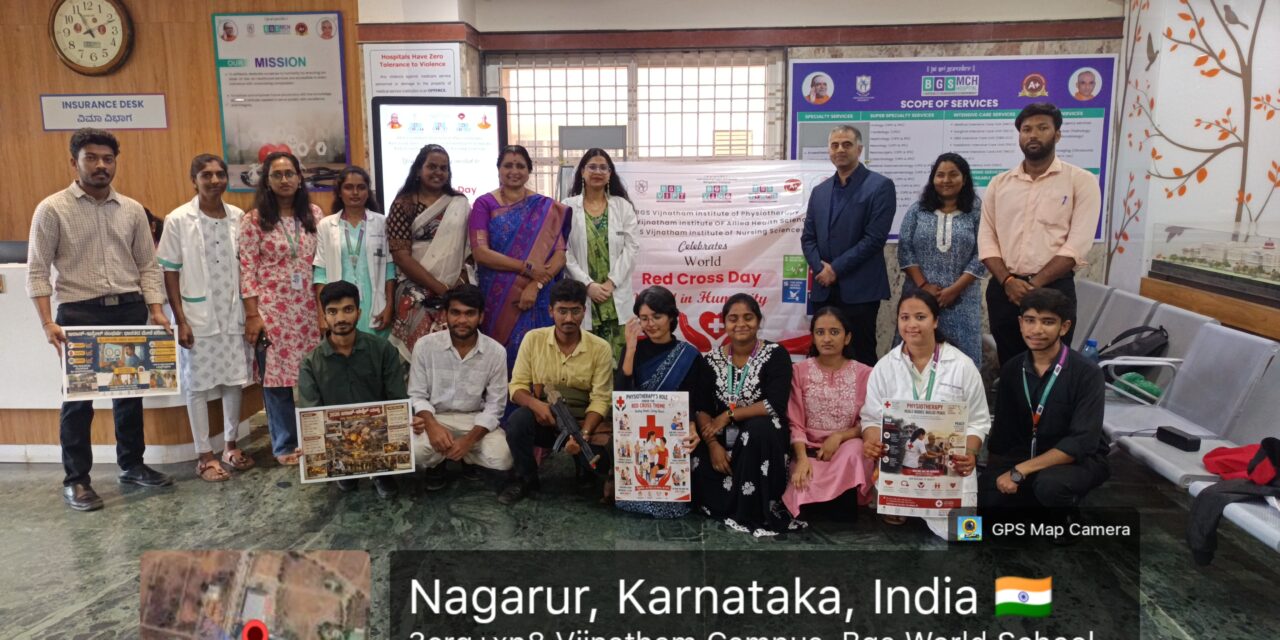 World Red Cross Day Celebration at BGS Medical College and Hospital, Nagaruru