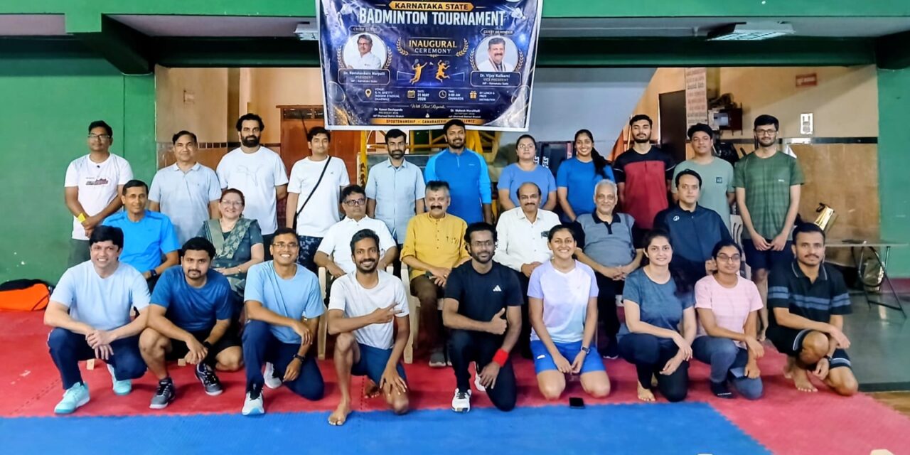 Indian Academy of Pediatrics Karnataka State Hosts Successful Inaugural State Badminton Tournament