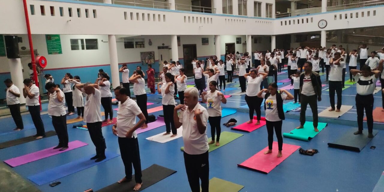 12th International Day of Yoga 2026 Celebrated at BGS World School, Nagaruru with the Theme “Yoga for Healthy Ageing”