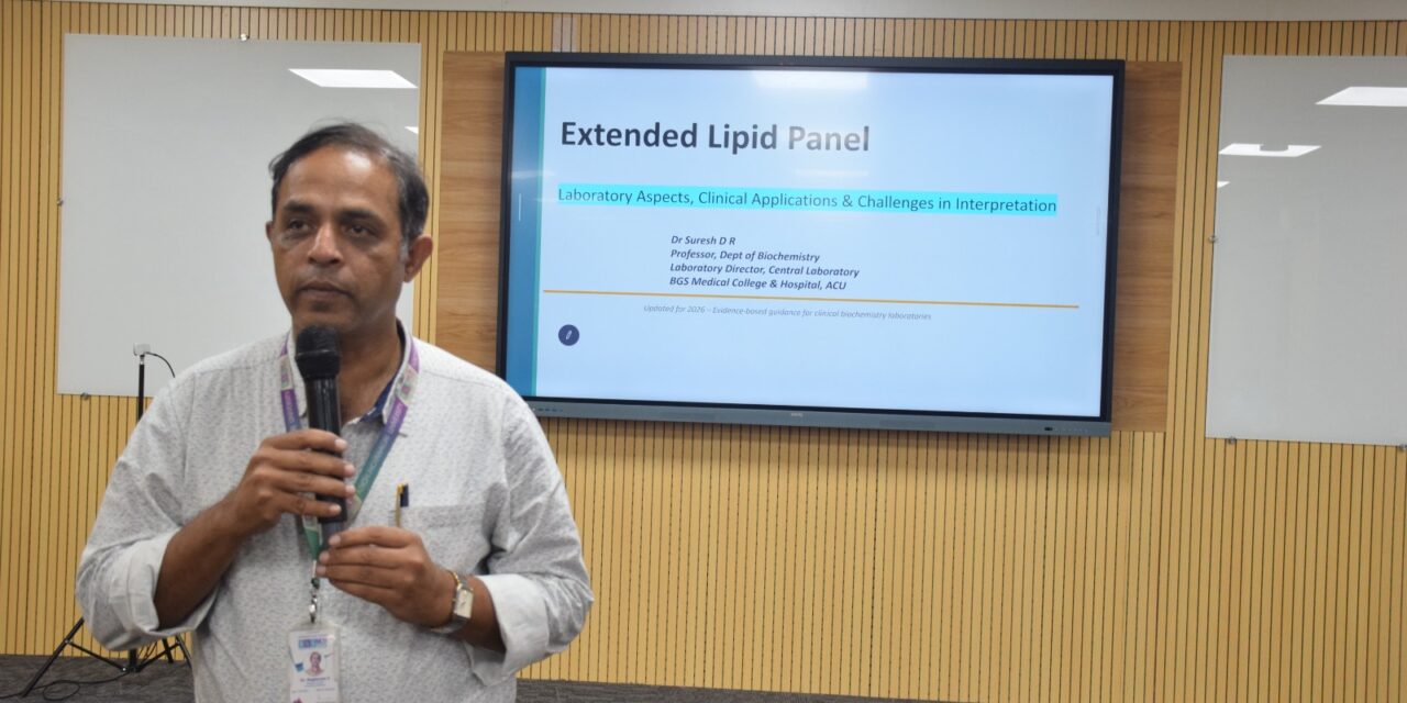 Department of Biochemistry Hosts Advanced Faculty Development Programme on Extended Lipid Profiling