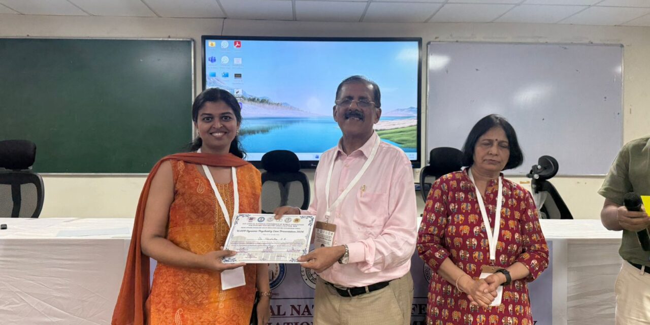 BGS MCH Faculty Dr. Harshitha H. A. Represents the Institution at the WADP–AIIMS Raipur Dynamic Psychiatry Summit 2026