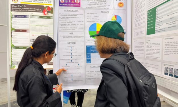 Dr. V. Aishwarya Represents BGS Medical College and Hospital at the 39th International Congress of the International Society of Blood Transfusion, Kuala Lumpur