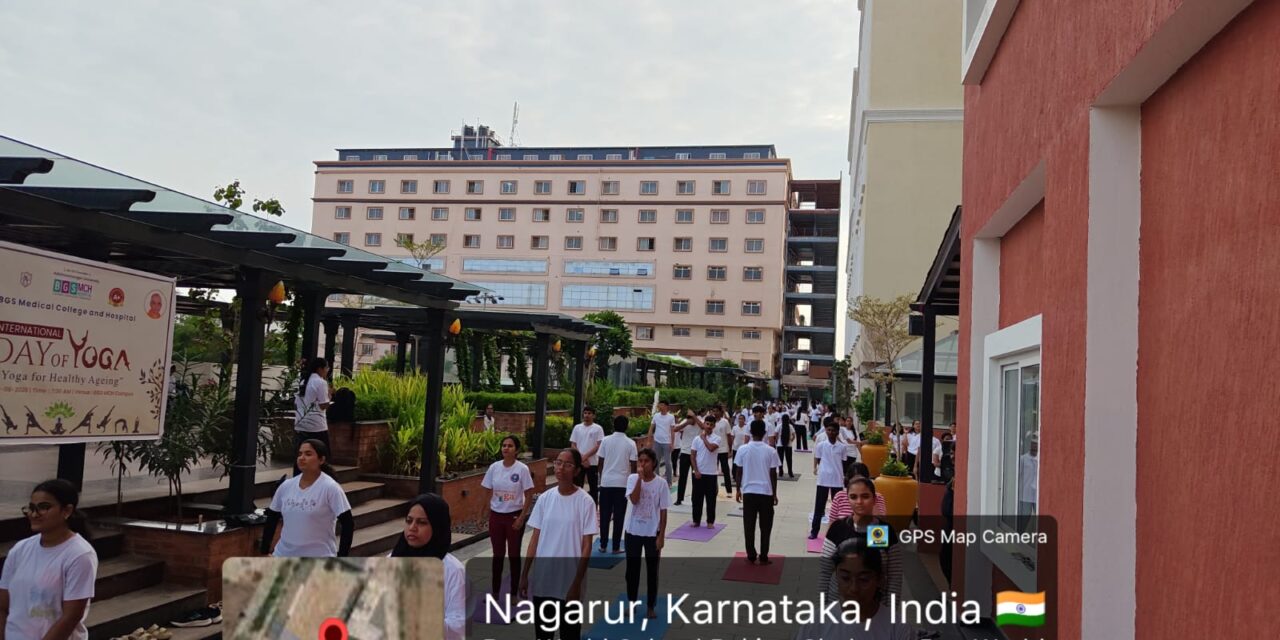 International Day of Yoga 2026 Celebration Organized by the Department of Physiology at BGS Medical College and Hospital, Nagaruru