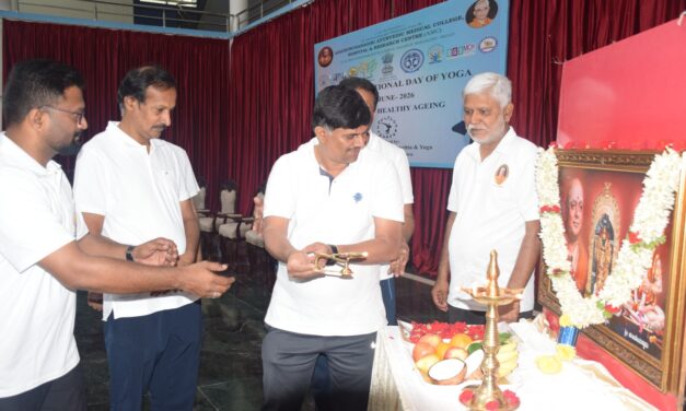 12th International Day of Yoga 2026 Celebrated at BGS World School, Nagaruru with the Theme “Yoga for Healthy Ageing”