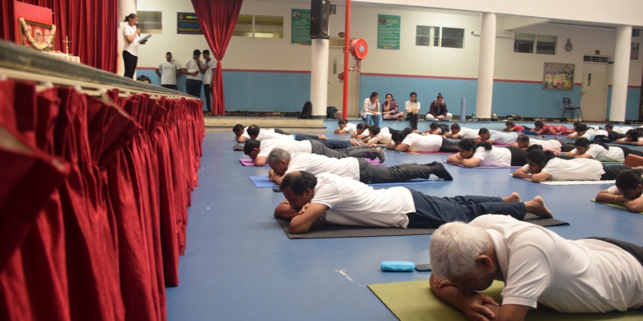 12th International Day of Yoga 2026 Celebrated at BGS World School, Nagaruru with the Theme “Yoga for Healthy Ageing”