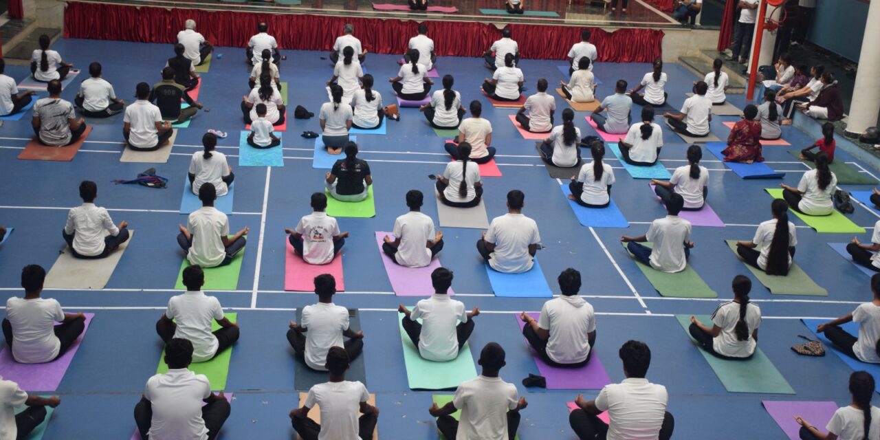 12th International Day of Yoga 2026 Celebrated at BGS World School, Nagaruru with the Theme “Yoga for Healthy Ageing”