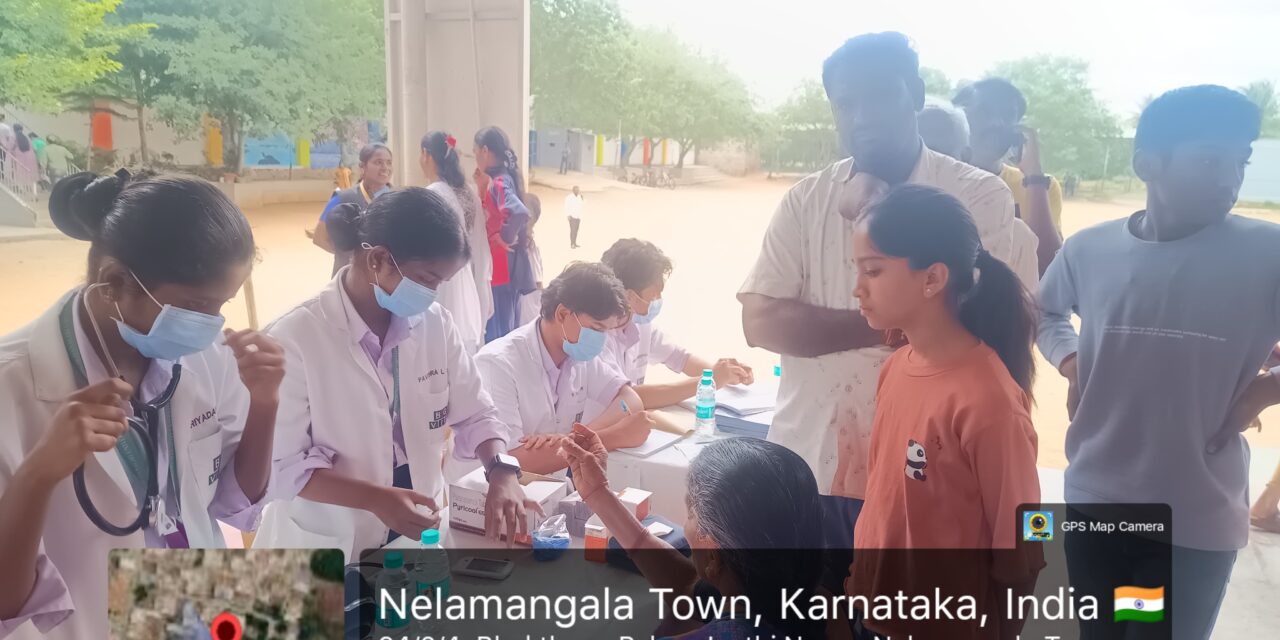 BGS Medical College and Hospital Department of Community Medicine Conducts Community Outreach Health Camp at St. Ann’s High School