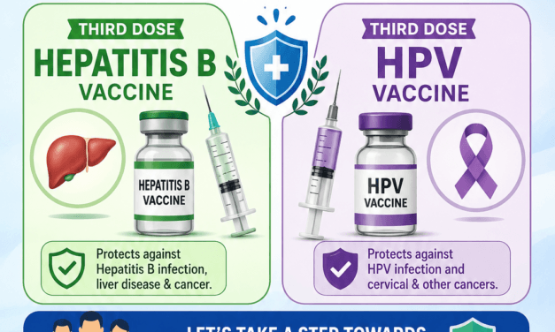 Third Dose of Hepatitis B & Human Papillomavirus Vaccine Drive for Medicos at BGS Medical College and Hospital, Nagaruru