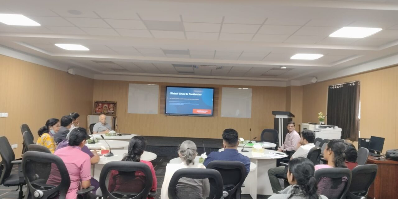Interdepartmental Colloquium on Clinical Trials in Pediatrics Conducted at BGS Medical College and Hospital, Nagaruru