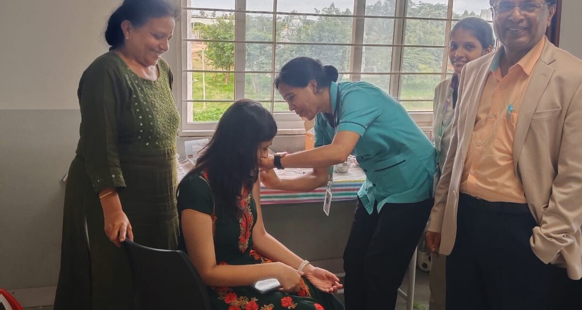 Third Dose of Hepatitis B & Human Papillomavirus Vaccine Drive for Medicos at BGS Medical College and Hospital, Nagaruru