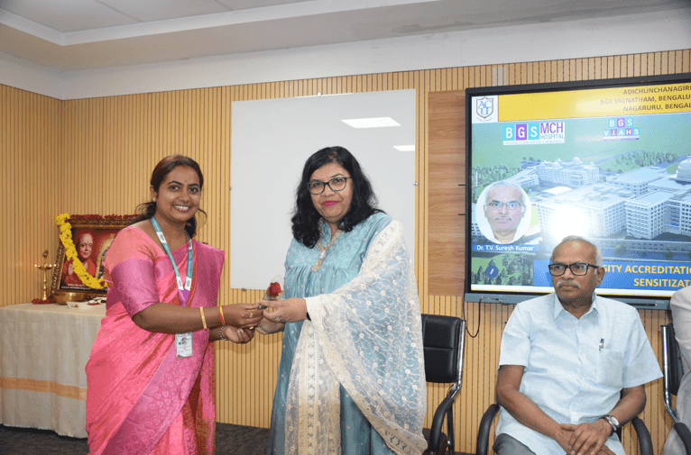 Sensitization Programme on University Accreditation & Ranking Process at BGS Medical College and Hospital, Nagaruru