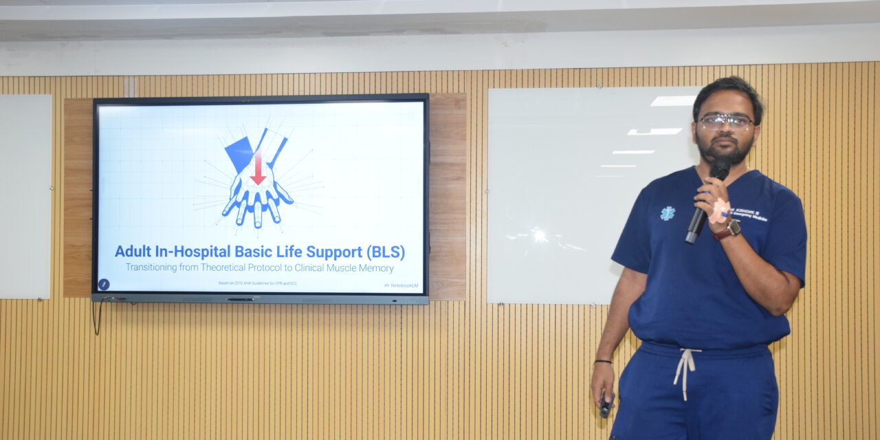 Department of Emergency Medicine Elevates Institutional Preparedness through Code Blue Training of Trainers Program at BGS Medical College & Hospital, Nagaruru