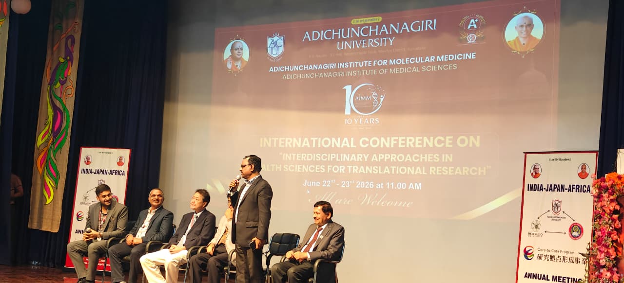 BGS Medical College & Hospital Faculty Participate in International Conference on “Interdisciplinary Approaches in Health Sciences for Translational Research” at Adichunchanagiri University