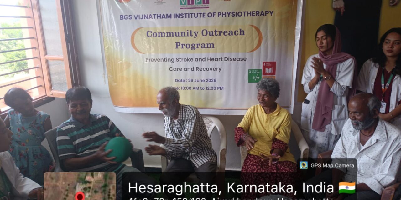 “Physiotherapy-Based Community Rehabilitation and Health Awareness Program for Cardiovascular Disease and Stroke Prevention”